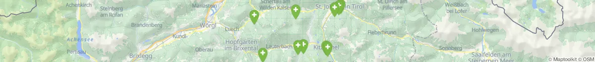 Kartenansicht für Apotheken-Notdienste in der Nähe von Going am Wilden Kaiser (Kitzbühel, Tirol)